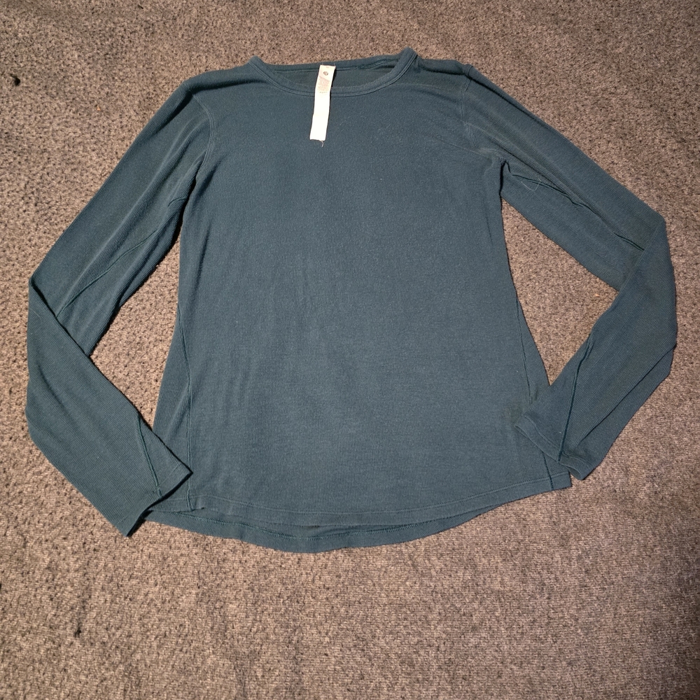Women's Teal Long Sleeve Top